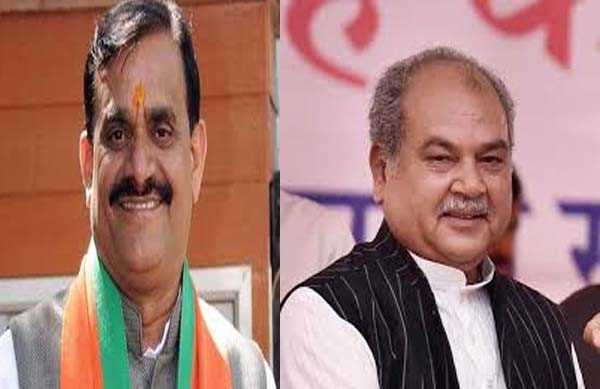 शर्मा और तोमर ग्वालियर, मुरैना और भिंड के दो दिवसीय प्रवास पर